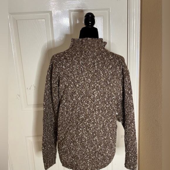 Vintage Unisex Pendleton Brown Zipper Cardigan Sweater Deer M - Picture 4 of 10